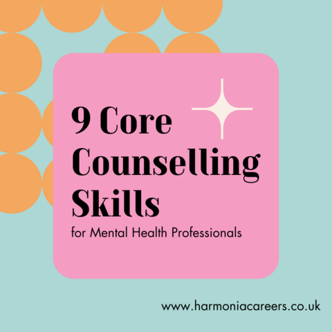 9 core counselling skills